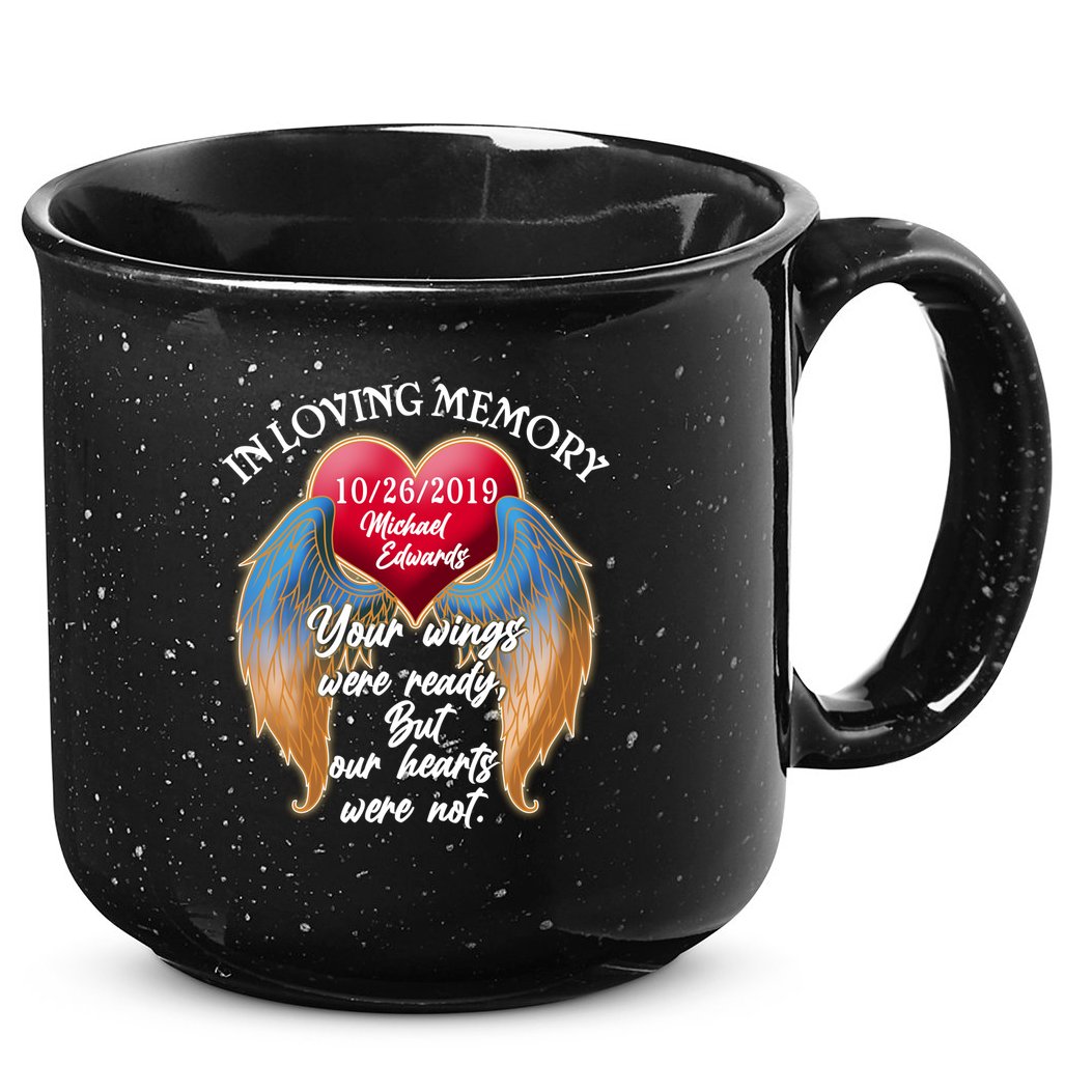 In Loving Memory Personalized Rip Customized Family Custom 15oz Campfire Ceramic Mug