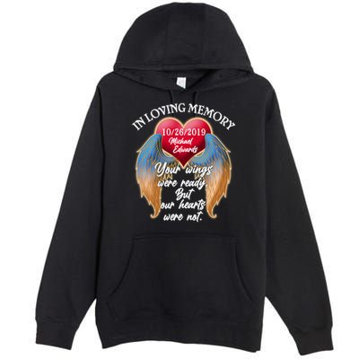 In Loving Memory Personalized Rip Customized Family Custom Premium Pullover Hoodie
