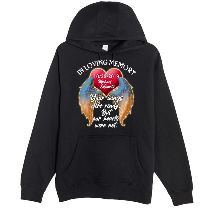 In Loving Memory Personalized Rip Customized Family Custom Premium Pullover Hoodie