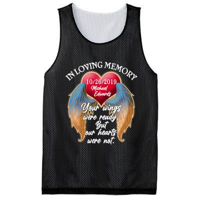 In Loving Memory Personalized Rip Customized Family Custom Mesh Reversible Basketball Jersey Tank
