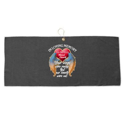 In Loving Memory Personalized Rip Customized Family Custom Large Microfiber Waffle Golf Towel