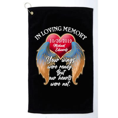 In Loving Memory Personalized Rip Customized Family Custom Golf Towel