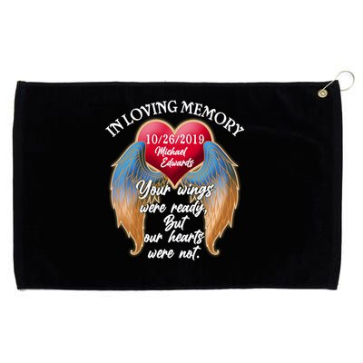 In Loving Memory Personalized Rip Customized Family Custom Grommeted Golf Towel