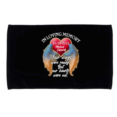 In Loving Memory Personalized Rip Customized Family Custom Microfiber Hand Towel