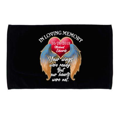 In Loving Memory Personalized Rip Customized Family Custom Microfiber Hand Towel