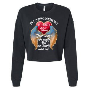 In Loving Memory Personalized Rip Customized Family Custom Cropped Pullover Crew