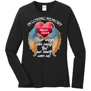 In Loving Memory Personalized Rip Customized Family Custom Ladies Long Sleeve Shirt