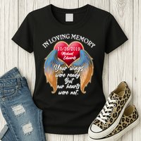 In Loving Memory Personalized Rip Customized Family Custom Womens T-Shirt