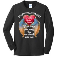 In Loving Memory Personalized Rip Customized Family Custom Kids Long Sleeve Shirt