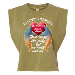 In Loving Memory Personalized Rip Customized Family Custom Garment-Dyed Women's Muscle Tee