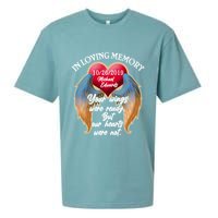 In Loving Memory Personalized Rip Customized Family Custom Sueded Cloud Jersey T-Shirt