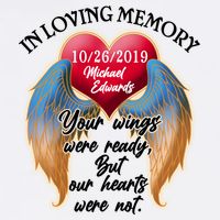 In Loving Memory Personalized Rip Customized Family Custom Garment-Dyed Sweatshirt