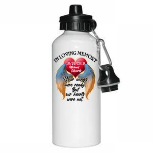 In Loving Memory Personalized Rip Customized Family Custom Aluminum Water Bottle 