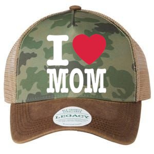 I Love Mom Gift Legacy Tie Dye Trucker Hat