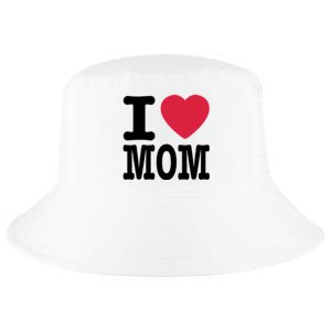 I Love Mom Gift Cool Comfort Performance Bucket Hat