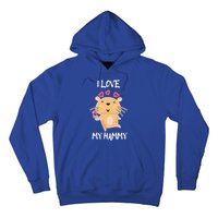 I Love My Hammy Heart Cage Rodent Hamster Small Pet Hamster Gift Hoodie