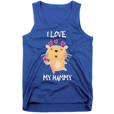 I Love My Hammy Heart Cage Rodent Hamster Small Pet Hamster Gift Tank Top