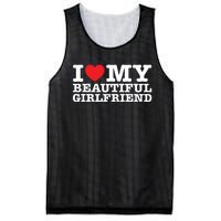 I Love My Beautiful Girlfriend Gf Mesh Reversible Basketball Jersey Tank