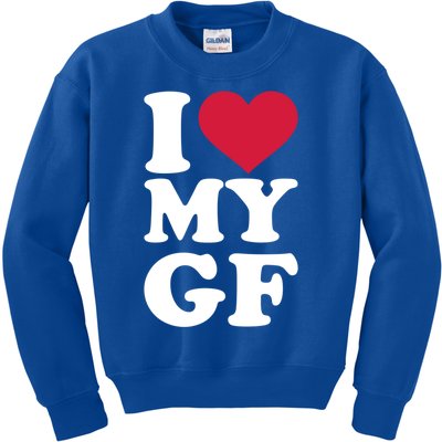 I Love My Gf Friend Gift Kids Sweatshirt