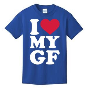 I Love My Gf Friend Gift Kids T-Shirt