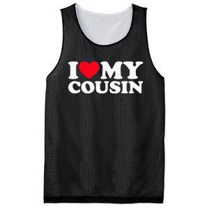 I Love My Cousin Mesh Reversible Basketball Jersey Tank