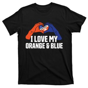 I Love My Orange And Blue T-Shirt