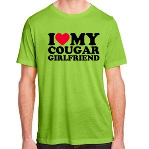 I Love My Cougar Girlfriend GF I Heart My Cougar Girlfriend Adult ChromaSoft Performance T-Shirt