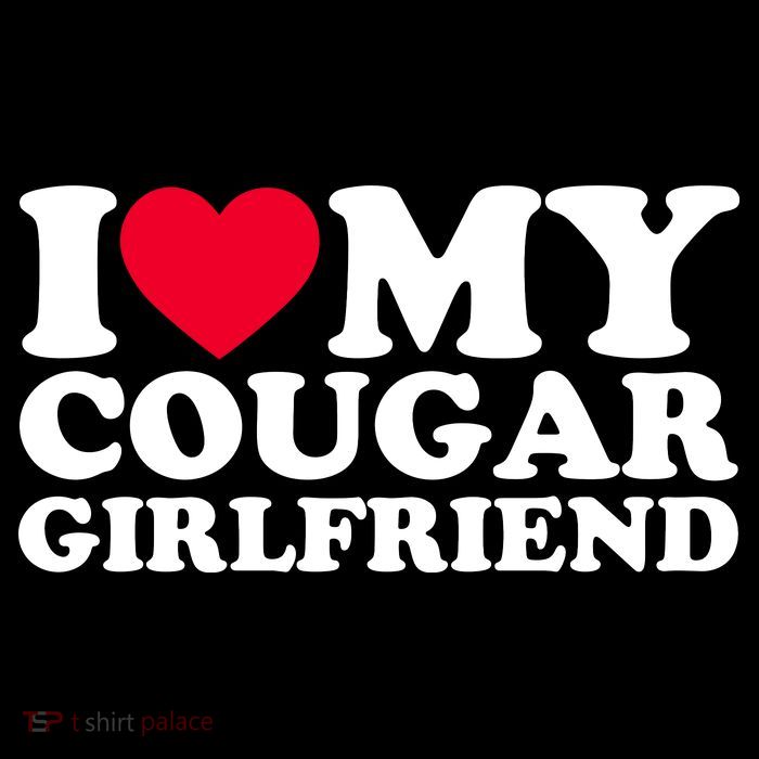 I Love My Cougar Girlfriend GF I Heart My Cougar Girlfriend Flatbill Hat