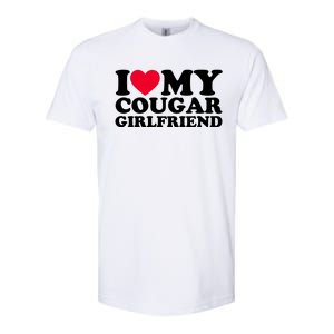 I Love My Cougar Girlfriend GF I Heart My Cougar Girlfriend Softstyle CVC T-Shirt