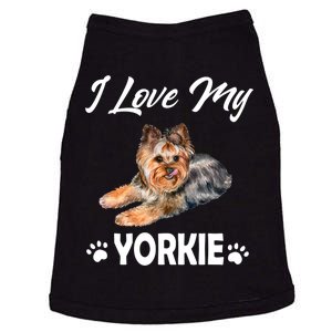 I Love My Yorkie For Yorkie Lovers Cute Dog Gift Doggie Tank