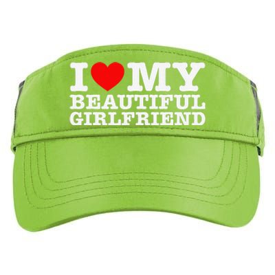 I Love My Beautiful Friend Gf Adult Drive Performance Visor