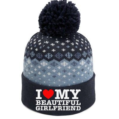 I Love My Beautiful Friend Gf The Baniff Cuffed Pom Beanie