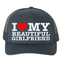 I Love My Beautiful Friend Gf Yupoong Adult 5-Panel Trucker Hat