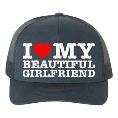 I Love My Beautiful Friend Gf Yupoong Adult 5-Panel Trucker Hat