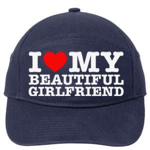 I Love My Beautiful Friend Gf 7-Panel Snapback Hat