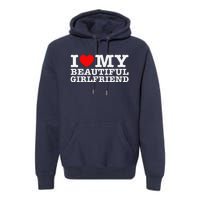 I Love My Beautiful Friend Gf Premium Hoodie