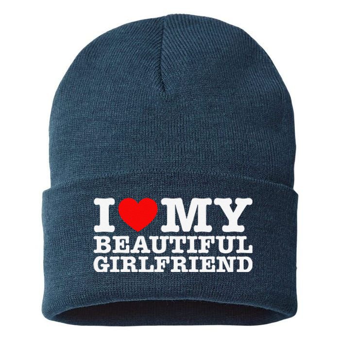 I Love My Beautiful Friend Gf Sustainable Knit Beanie