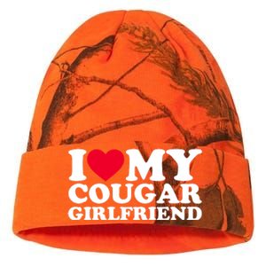 I Love My Cougar Girlfriend GF I Heart My Cougar Girlfriend Kati Licensed 12" Camo Beanie