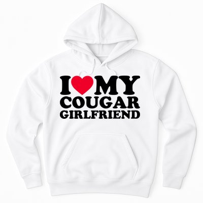 I Love My Cougar Girlfriend GF I Heart My Cougar Girlfriend Hoodie