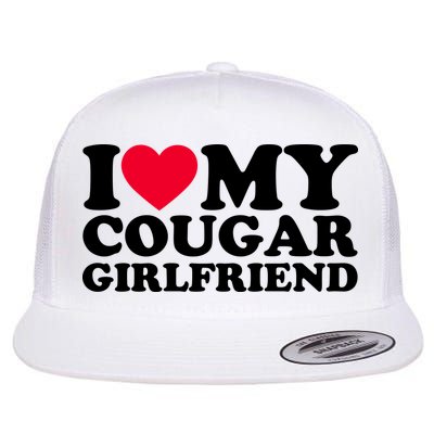 I Love My Cougar Girlfriend GF I Heart My Cougar Girlfriend Flatbill Hat