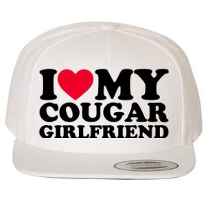 I Love My Cougar Girlfriend GF I Heart My Cougar Girlfriend Wool Snapback Cap