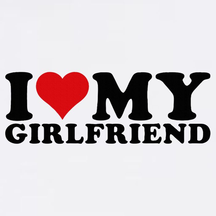 I Love My Girlfriend Gf I Heart My Girlfriend GF White  Cooling Performance Crew T-Shirt