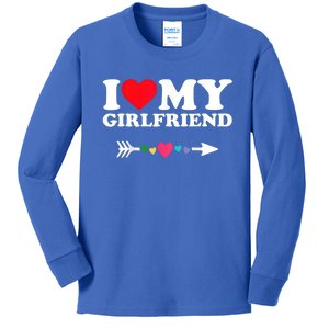 I Love My Friend I Heart My Friend Gift Kids Long Sleeve Shirt