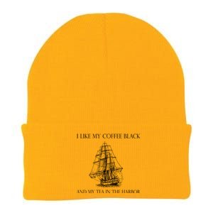 I Like My Coffee Black And My Tea In The Harbor Knit Cap Winter Beanie