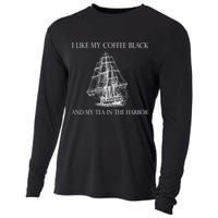 I Like My Coffee Black And My Tea In The Harbor Cooling Performance Long Sleeve Crew