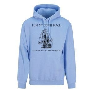 I Like My Coffee Black And My Tea In The Harbor Unisex Surf Hoodie