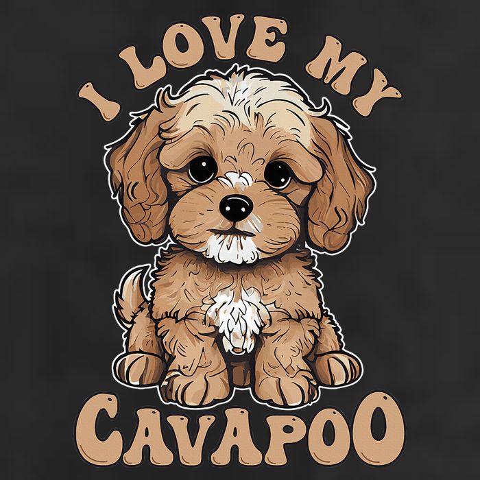 I Love My Cavapoo Dog Lover Cavoodle Owner Cool Comfort Performance Bucket Hat
