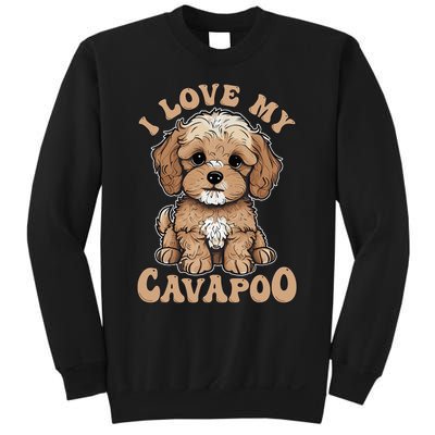 I Love My Cavapoo Dog Lover Cavoodle Owner Sweatshirt