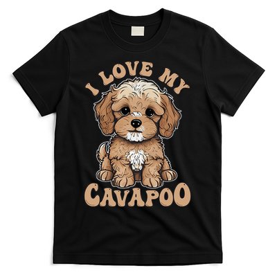I Love My Cavapoo Dog Lover Cavoodle Owner T-Shirt