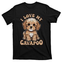 I Love My Cavapoo Dog Lover Cavoodle Owner T-Shirt